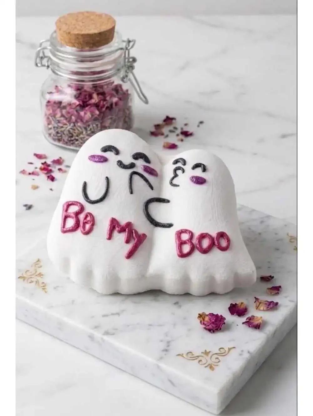 Be My Boo bath bomb, Valentine’s Day bath bomb, Valloween